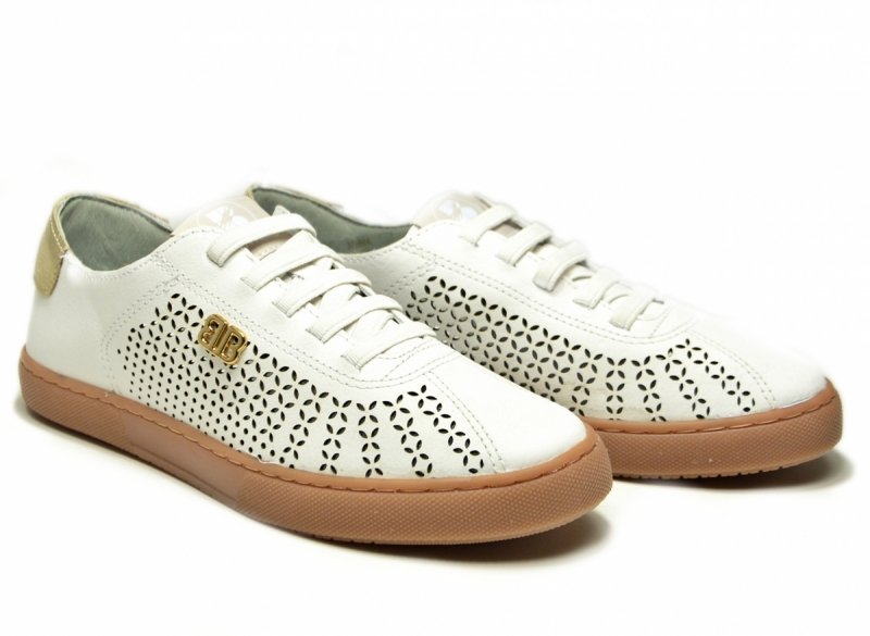 Półbuty sneakersy 39 białe skóra  BOTTERO 376604 skórzane ażurowane