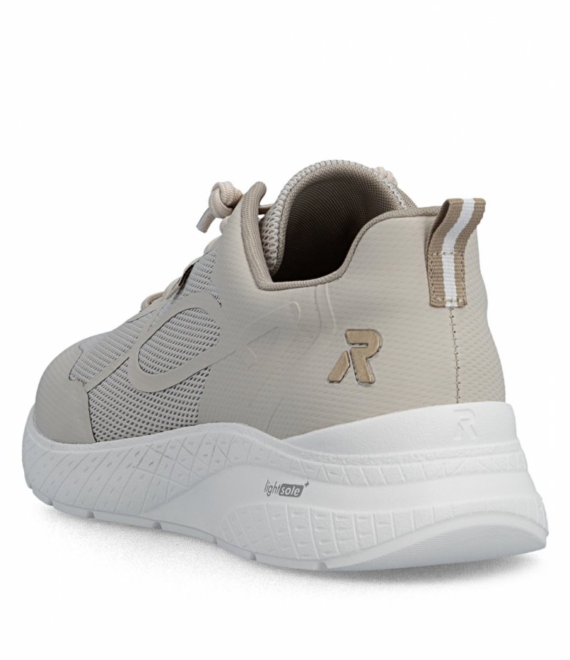 Sneakersy beżowe 39 RIEKER M8551 beż półbuty damskie 