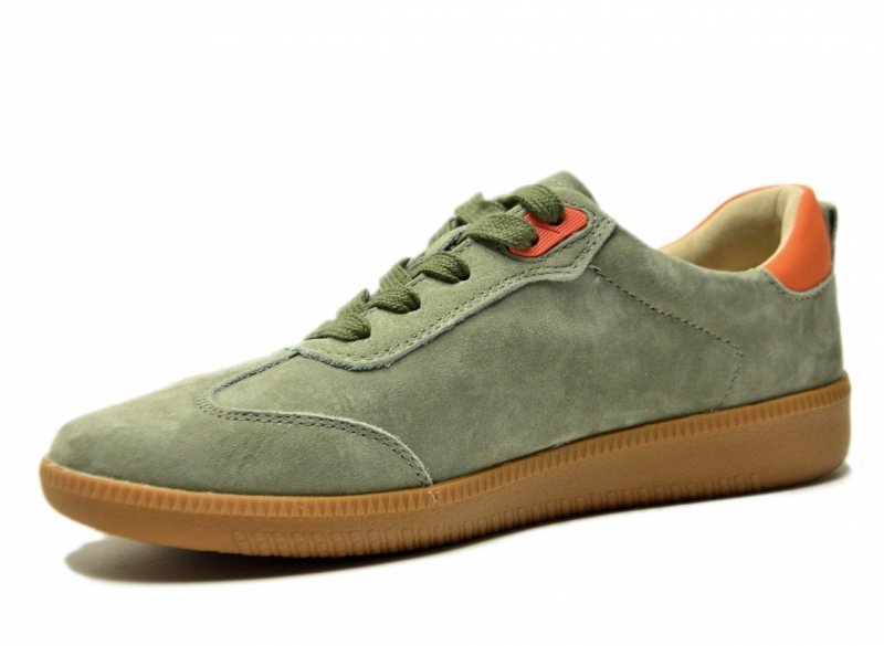 Sneakersy zielone 39 skóra FILIPPO 7510 skórzane półbuty zamsz