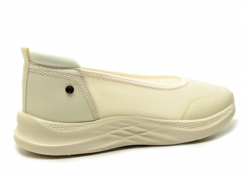 Baleriny sportowe beż 39 półbuty FILIPPO 7599 kremowe beżowe
