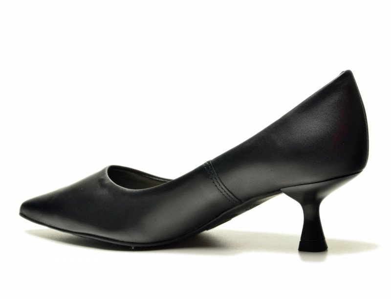 Czółenka 36 kaczuszki BOTTERO 365401 skóra czarne skórzane 