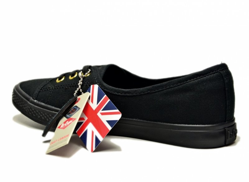 Trampki 38 czarne LEE COOPER 4045 półbuty baleriny sportowe
