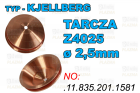 TARCZA - Z4025 - ø 2,5mm - .11.835.201.1581