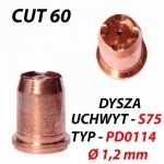 DYSZA PLAZMY PD0114 Ø 1,2 mm - UCHWYT S75 / CUT 60 