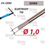 WC20 ELEKTRODA TIG SZARA Ø 1,0 mm 