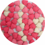 Posypka dekoracyjna confetti serduszka 3D 15g