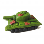 Figurka cukrowa na tort CZOŁG tank wojsko