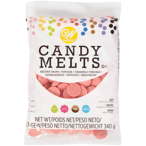 Czekoladowe pastylki Candy Melts JASNOCZERWONE 340g - Wilton