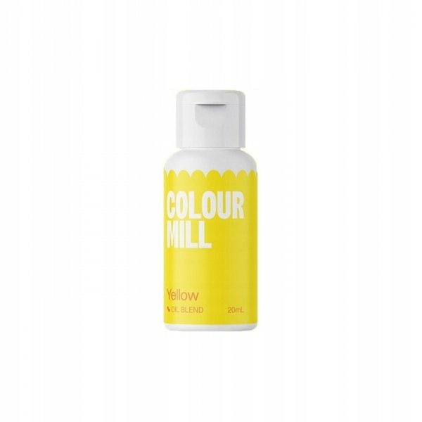 Barwnik olejowy do mas tłustych Colour Mill 20ml YELLOW żółty