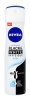 NIVEA Antyperspirant damski w sprayu Black & White Invisible Pure 150 ml