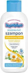 BAMBINO Rodzina Szampon witaminowy blask do włosów matowych, cienkich i delikatnych 400 ml