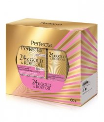 PERFECTA 24K Gold & Rose Oil Zestaw prezentowy (krem na dzień i noc 60+ & krem pod oczy)