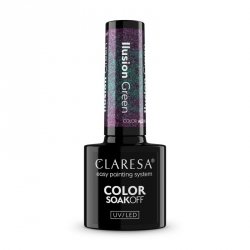 CLARESA Lakier hybrydowy Alchemy Ilusion Green 5g
