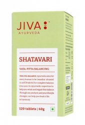 JIVA AYURVEDA Shatavari Suplement diety wspomagający układ rozrodczy u kobiet i mężczyzn Tabletki 120 szt.