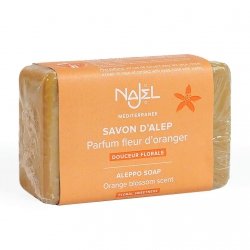 Aleppo Soap with Organic Orange Blossom, Najel, 100g