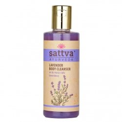 Naturalny Lawendowy żel do mycia ciała, Sattva Ayurveda, 210 ml