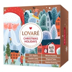 Zestaw herbat Winter Christmas Holidays Tea Set Lovare 6 smaków x 15 kopert