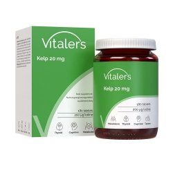 Kelp (Listownica japońska) 20 mg Vitaler’s, 180 tabletek