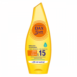 Dax Sun Emulsja ochronna do opalania SPF 15 z masłem kakaowym i olejem arganowym 175ml