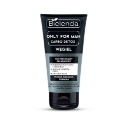 Bielenda Only for Man Carbo Detox Żel oczyszczający do mycia twarzy z węglem  150ml