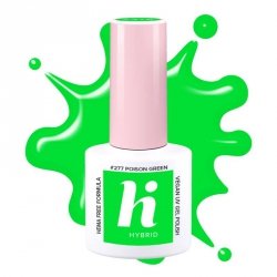 Hi Hybrid HEMA Free Lakier hybrydowy Neon #277 Poison Green 5ml
