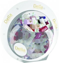 DELIA COSMETICS Zestaw lakierów - Vegan Friendly butelka 5ml ( mix 120 +20 )+ kula PX