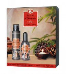 TESORI d`Oriente Zestaw prezentowy Lotus Flower (Woda perfumowana 100 ml+ Dezodorant w sprayu 150 ml) 1 op. - 2 szt.