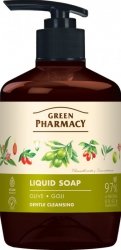 GREEN PHARMACY Mydło w płynie Oliwa + Jagody goji 460 ml