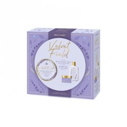 JEAN MARC Zestaw prezentowy damski Velvet Field (Żel pod prysznic 250ml + Scrub do ciała 200ml)