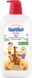 BAMBINO Dzieciaki Szampon żel do mycia i płyn do kąpieli 3w1 Surykatki 1000 ml