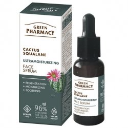 Serum do Twarzy na Noc z Kaktusem i Skwalanem, Green Pharmacy, 30ml