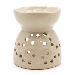 Kominek Zapachowy Ceramiczny Drzewo Życia - Kość Słoniowa