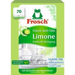 Frosch Classic Limonkowe Tabletki do zmywarki, 70 szt.