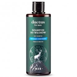 Naturalny szampon do włosów dla mężczyzn nawilżający, DUETUS FOR MEN, 300ml