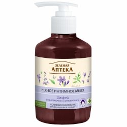 Przeciwzapalne Mydło do higieny intymnej z Szałwią, Green Pharmacy, 370ml