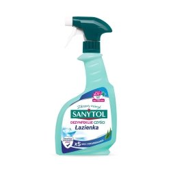 SANYTOL Środek czyszczący i dezynfekujący do łazienki w sprayu Eukaliptus 500 ml