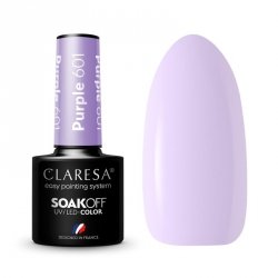 CLARESA Lakier hybrydowy Purple nr 601  5g