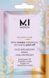 MARION Golden Glow Złota maska metaliczna do twarzy peel-off 6 g
