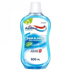 GSK AQUAFRESH Płyn FRESH & MINTY 500ml &