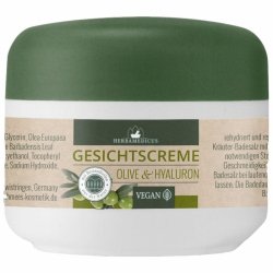 Krem do twarzy z kwasem hialuronowym i oliwą z oliwek, Herbamedicus, 50ml