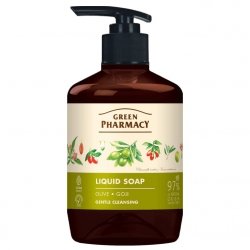 Mydło w płynie oliwa i jagody goji Green Pharmacy, 460ml