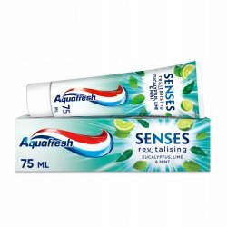 AQUAFRESH Senses Revitalising Pasta do zębów z Eukaliptusem,Miętą i Limonką 75 ml