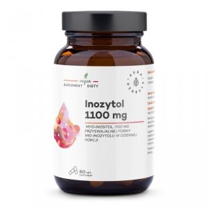 AURA HERBALS Inozytol 1100 mg - suplement diety w kapsułkach (60 sztuk) 