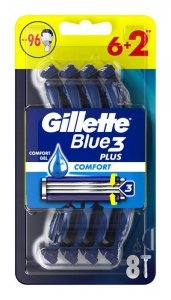 P&G GILLETTE MASZYNKA BLUE 3 COMFORT 6+2& 