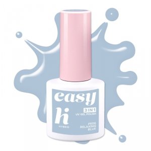 HI HYBRID Easy 3w1 Lakier hybrydowy nr. 606 Relaxing Blue 5 ml 