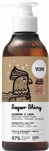 YOPE Daily Heroes Szampon z lnem Super Shiny do włosów szorstkich,puszącyc<br />h się i wrażliwej skóry głowy 300 ml 