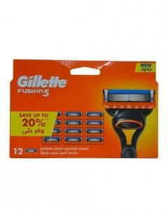 GILLETTE Fusion 5 Wkłady do maszynki 12 sztuk 