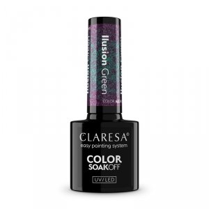 CLARESA Lakier hybrydowy Alchemy Ilusion Green 5g 