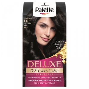 Palette Deluxe Farba do włosów permanentna nr 1-0 (900) Głęboka Naturalna Czerń 1op. 