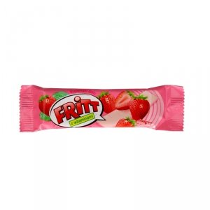 Cukierki Fritt, Witaminowa guma rozpuszczalna z witaminą C o smaku truskawkowym, 35 g 